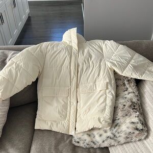 cream oversized Primark jacket